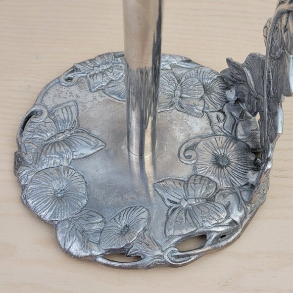 Arthur Court Aluminum Butterfly Garden Decorative Paper Towel Holder Metal 13" - Picture 6 of 17